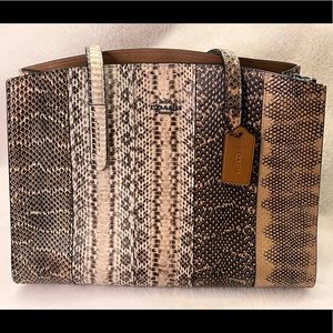 Coach Charlie Carryall in Ombre Snakeskin